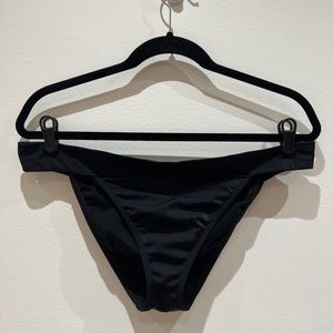 Wide Band Black Bikini Bottom - ASOS Swim Size 14